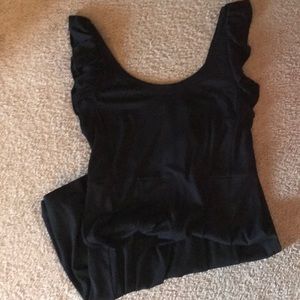 Loft size 14 sleeveless black dress